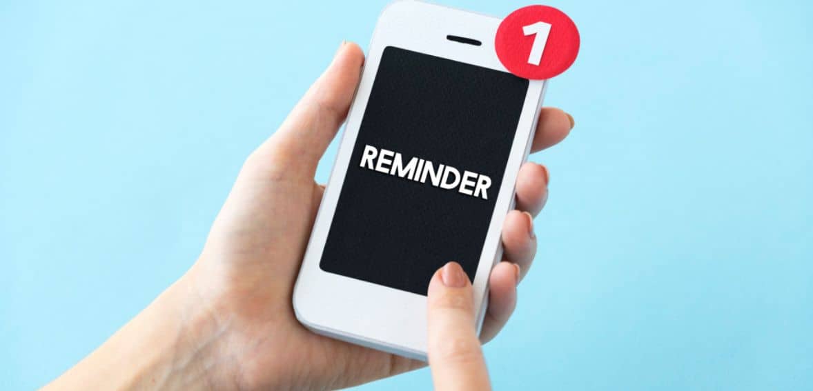 Reminder for appointment