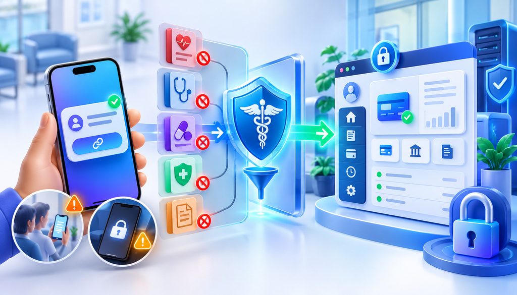 HIPAA minimum necessary patient billing SMS versus secure portal