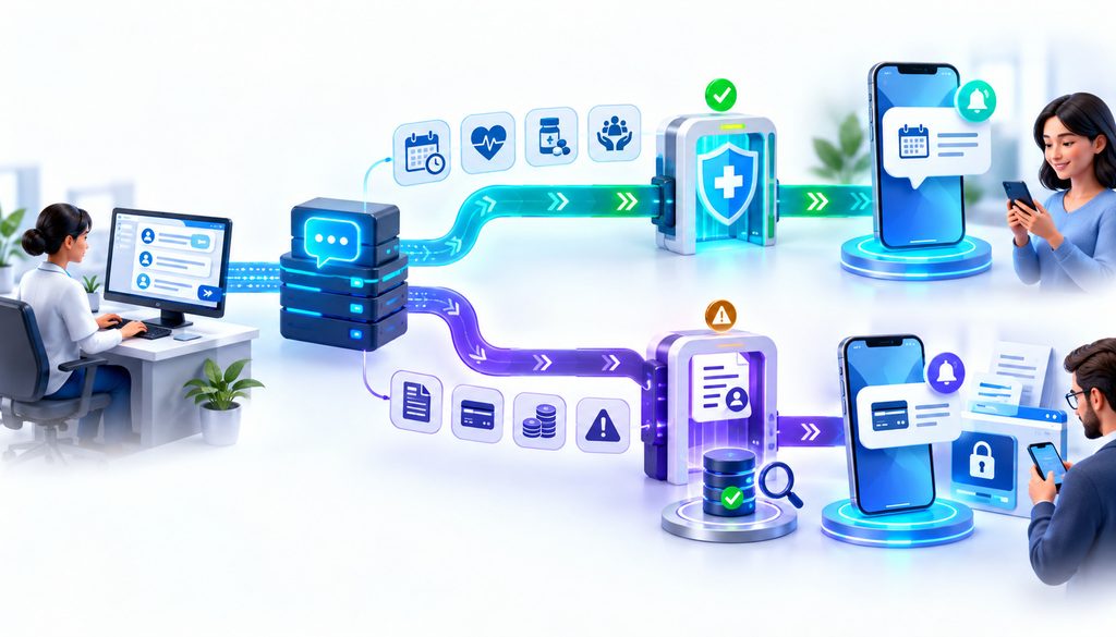 TCPA healthcare message exemption versus patient billing text workflow